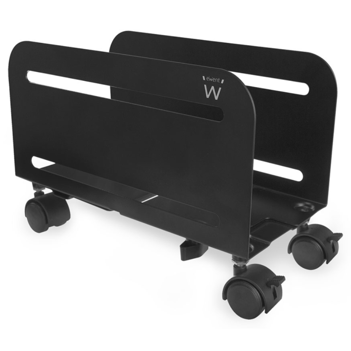 SOPORTE ORDENADOR EWENT CAJON AJUSTABLE CON RUEDAS METAL
