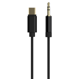 CABLE USB GEMBIRD TIPO C A AUX ESTEREO DE 3,5 MM, 1,5 M, NEGRO