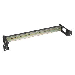 CARRIL DE MONTAJE DIN LANBERG 1U TS-35 PARA RACK 19" NEGRO
