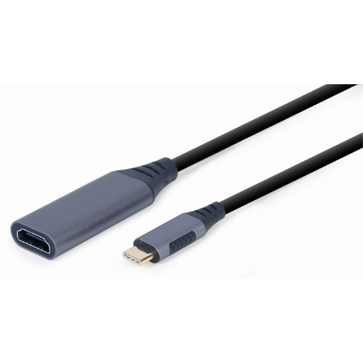 ADAPTADOR DE PANTALLA GEMBIRD USB TIPO C A HDMI, GRIS ESPACIAL