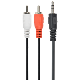 CABLE AUDIO GEMBIRD CONECTOR 3,5MM A RCA 1,5M