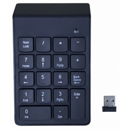 TECLADO NUMERICO GEMBIRD INALAMBRICO NEGRO