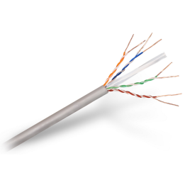 BOBINA CABLE RED AISENS RJ45 CAT.6 UTP RIGIDO AWG24 GRIS 305M