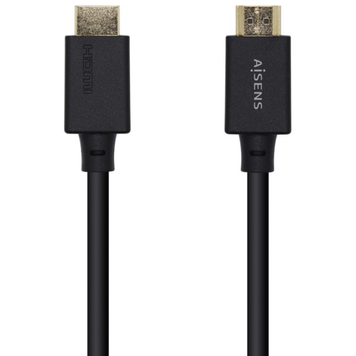 CABLE HDMI AISENS V2.1 ULTRA ALTA VELOCIDAD CERTIFICADO 8K60H M/M 2.0M NEGRO