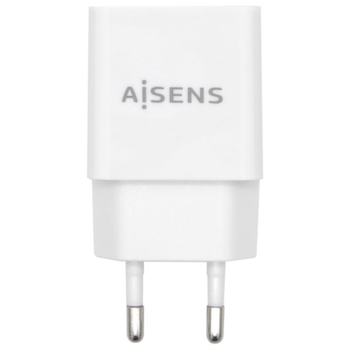 CARGADOR USB AISENS 10W ALTA EFICIENCIA 5V 2A BLANCO