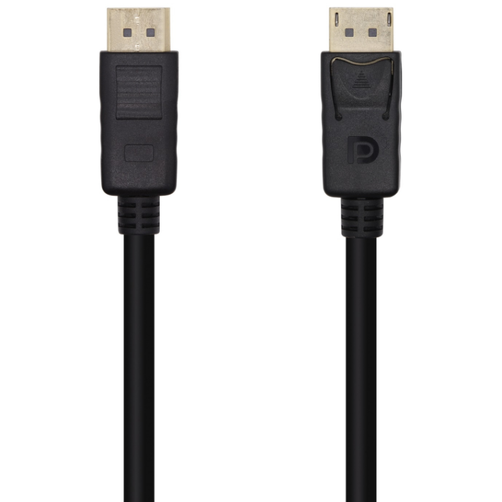 CABLE AISENS DISPLAYPORT V1.2 4K@60HZ DP M-DP M NEGRO 1.0M