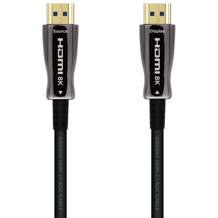 CABLE HDMI AISENS V2.1 OPTICO ACTIVO AOC 8K60HZ M/M 40M NEGRO