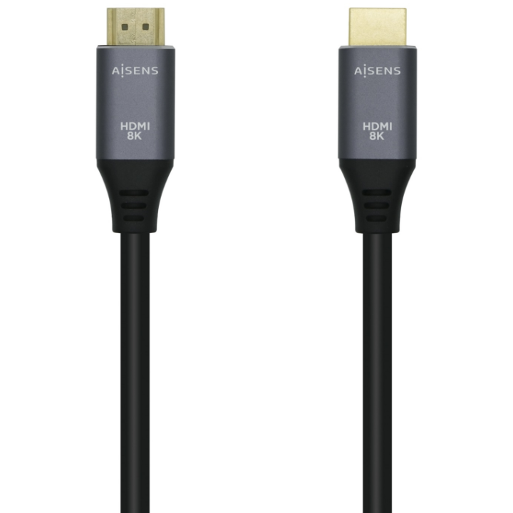 CABLE HDMI AISENS V2.1 ULTRA ALTA VELOCIDAD 8K60HZ M/M 3.0M GRIS