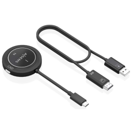 CARGADOR USB-C A HDMI INALAMBRICO AISENS 1080P 30M NEGRO