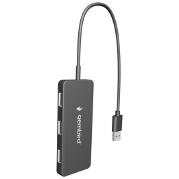 HUB USB GEMBIRD 2.0 4 PUERTOS NEGRO