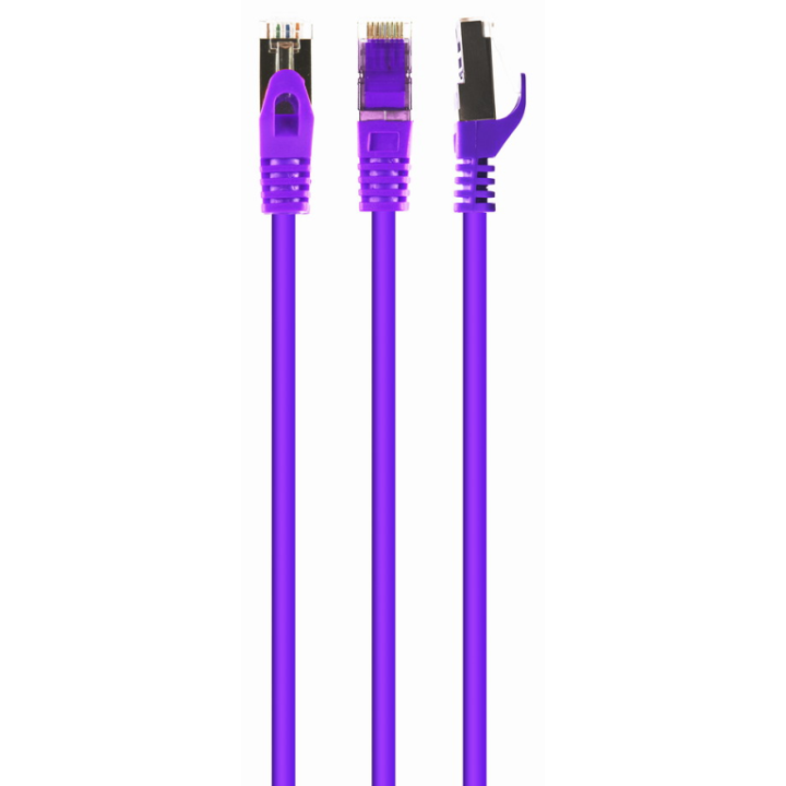 CABLE RED S-FTP GEMBIRD CAT 6A LSZH VIOLETA 1 M