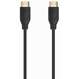 CABLE HDMI AISENS V2.0 PREMIUM 4K60HZ 18GBPS A/M-A/M 0.5M NEGRO