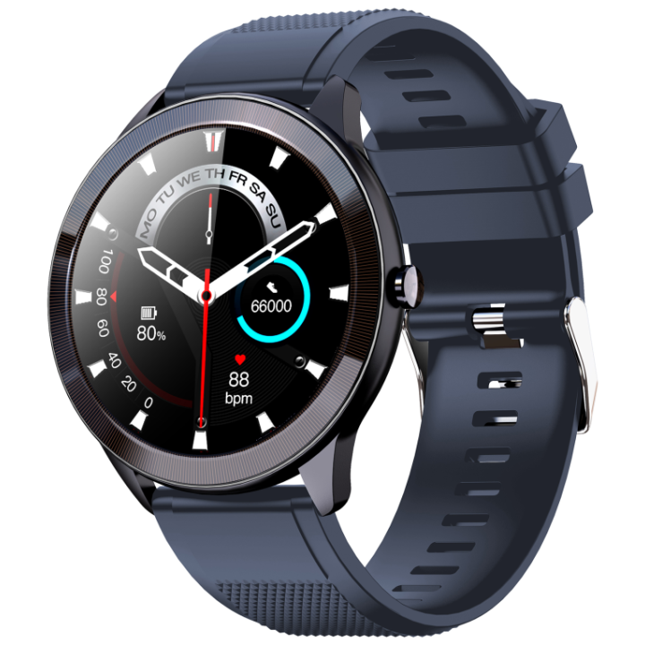 SMARTWATCH LEOTEC 1,28" MULTISPORT WAVE AZUL PANTALLA REDONDA