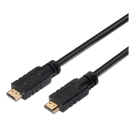CABLE HDMI AISENS ALTA VELOCIDAD CON REPETIDOR A/M-A/M NEGRO 15M