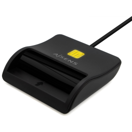 LECTOR DNI-TARJETAS AISENS TARJETA INTELIGENTE DNI USB-C NEGRO