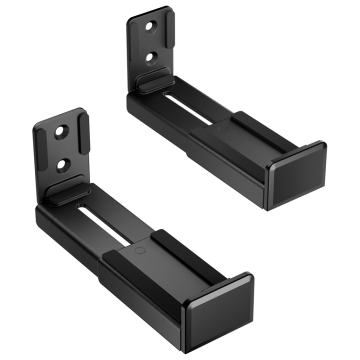 SOPORTE UNIVERSAL DE PARED AISENS PARA BARRA DE SONIDO NEGRO