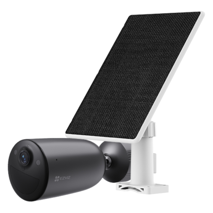 EZVIZ KIT CAMARA IP EB3 4G EXT 2K VIS.NOCT WI DETEC COCHES-HUMAN BK+KIT SOLAR
