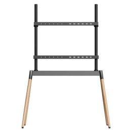 SOPORTE DE SUELO GEMBIRD PARA TV 55" - 86" NEGRO/MADERA