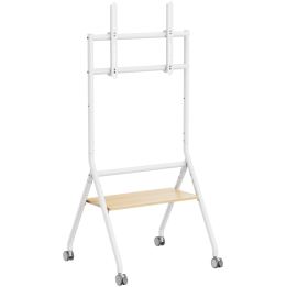 EWENT SOPORTE DE SUELO PARA TV DE 37 A 86 ALTURA AJUSTABLE, BLANC