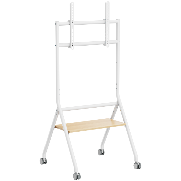 EWENT SOPORTE DE SUELO PARA TV DE 37 A 86 ALTURA AJUSTABLE, BLANC