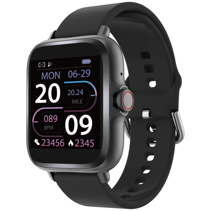 SMARTWATCH DENVER BLUETOOTH CON SENSOR DE FRECUENCIA CARDIACA NEGRO