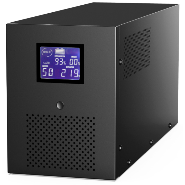 SAI GEMBIRD CON USB Y DISPLAY LCD 3000 VA NEGRO