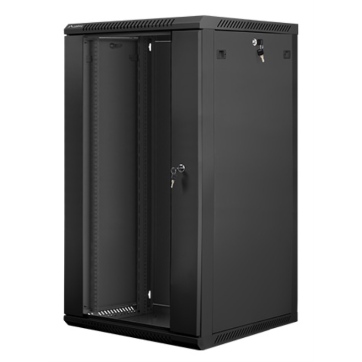 ARMARIO RACK LANBERG 22U 600X600X1082 AUTO ENSAMBLADO 19" HASTA 60 KG NEGRO