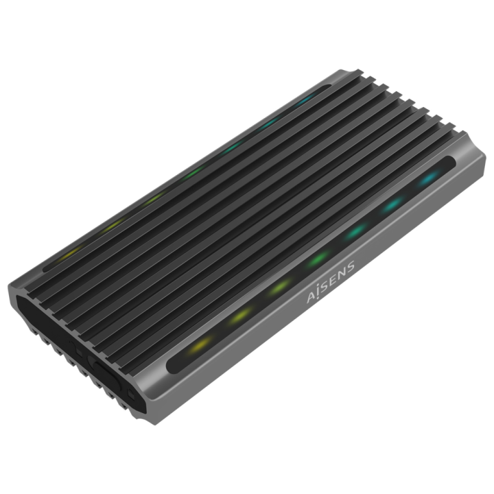 CARCASA HDD AISENS ASM2-RGB011GR M.2 GRIS