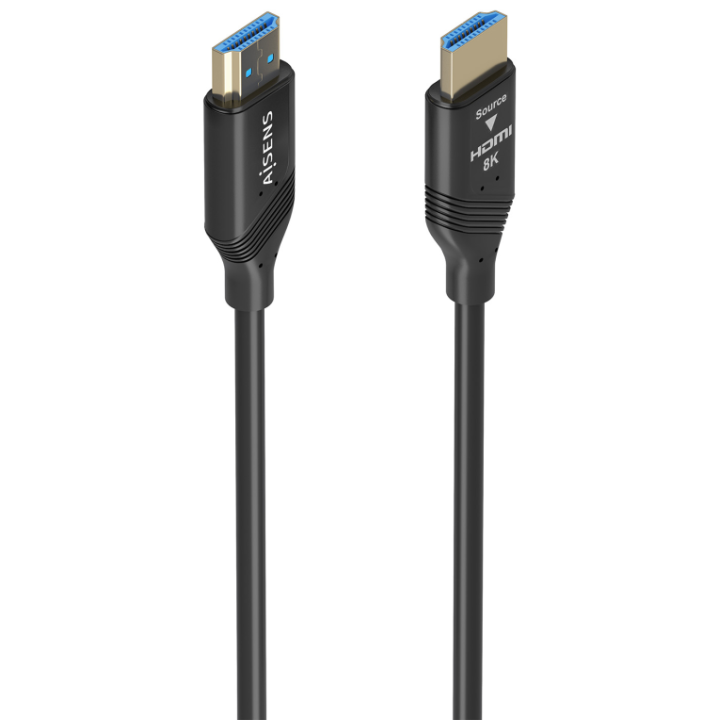 CABLE HDMI AISENS V2.1 OPTICO ACTIVO AOC 8K60HZ 48GBPS A/M-A/M 15M NEGRO