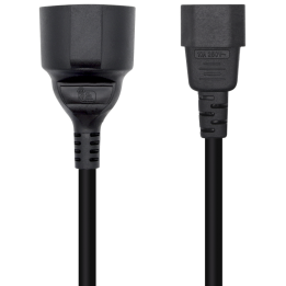 CABLE ALIMENTACION AISENS 16A C14 M A CEE7 H 25CM
