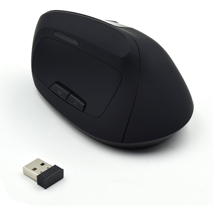 RATON EWENT ERGONOMICO 1600DPI 5 BOTONES NEGRO RF INALAMBRICO BATERIA RECARGABLE