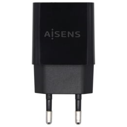 CARGADOR USB AISENS 10W ALTA EFICIENCIA 5V 2A NEGRO