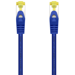 CABLE RED AISENS LATIGUILLO RJ45 LSZH CAT.7 SFTP PIMF 25CM AZUL