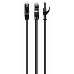 CABLE RED S-FTP GEMBIRD CAT 6A LSZH NEGRO 0,5 M