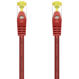 CABLE RED AISENS LATIGUILLO RJ45 LSZH CAT.7 SFTP PIMF 25CM ROJO