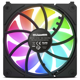 VENTILADOR NOX HUMMER EASYLINK ARGB NEGRO