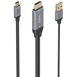 CABLE CONVERSOR AISENS HDMI V2.0 A USB-C 4K@60HZ 1.8M NEGRO