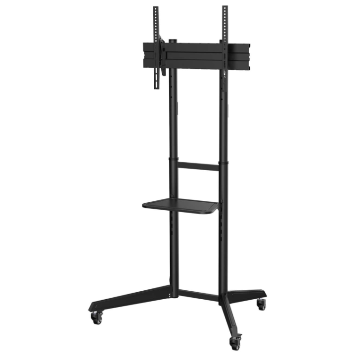 SOPORTE SUELO AISENS RUEDAS BANDEJA DVD PANTALLA 50KG 37-70