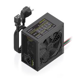 FUENTE ALIMENTACION AISENS ATX 500W CABLE ALIMENTACION OEM NEGRA