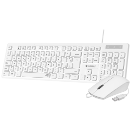 COMBO TECLADO RATON SUBBLIM BUSINESS SLIM USB BLANCO