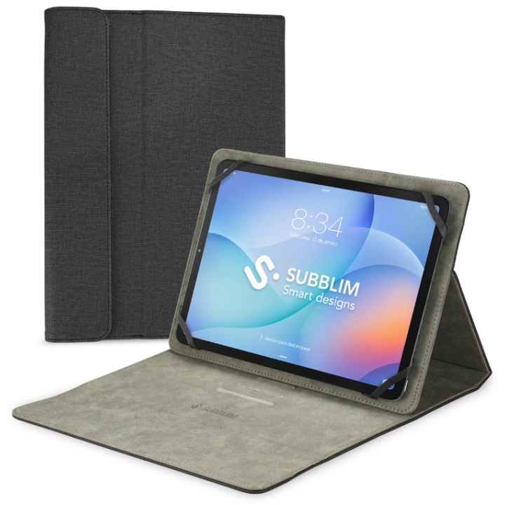 FUNDA TABLET SUBBLIM CLEVER STAND TABLET CASE 10,1" BLACK