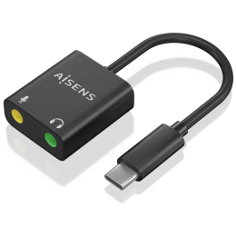 CONVERSOR AISENS USB-C A AUDIO 48KHZ USB-C/M-2XJACK 3.5/H 10CM