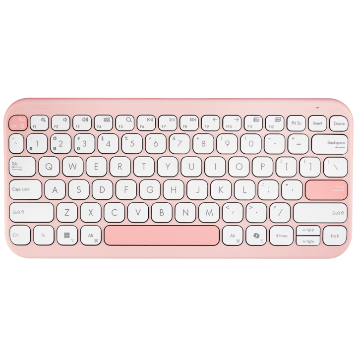 TECLADO ASUS KW100 INNALAMBRICO QWERTY PINK
