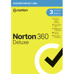 NORTON 360 DELUXE 25GB ES 1 USER 3 DEVICE 12MO GENERIC1 RSP MM GUM