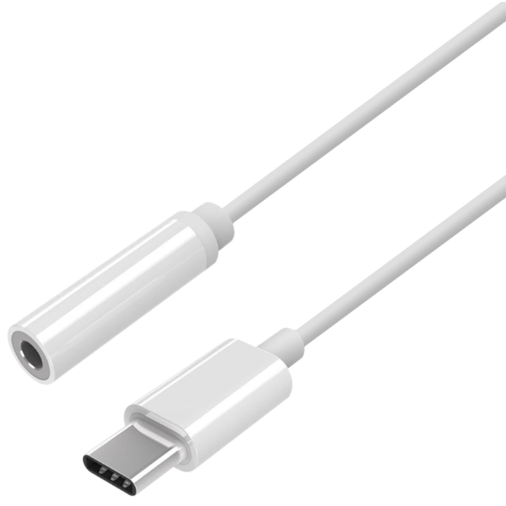 CABLE CONVERSOR AISENS USB-C A AUDIO USB-C/M-JACK 3.5/H BLANCO 15CM
