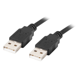 CABLE USB 2.0 LANBERG MACHO/MACHO 1.8M NEGRO