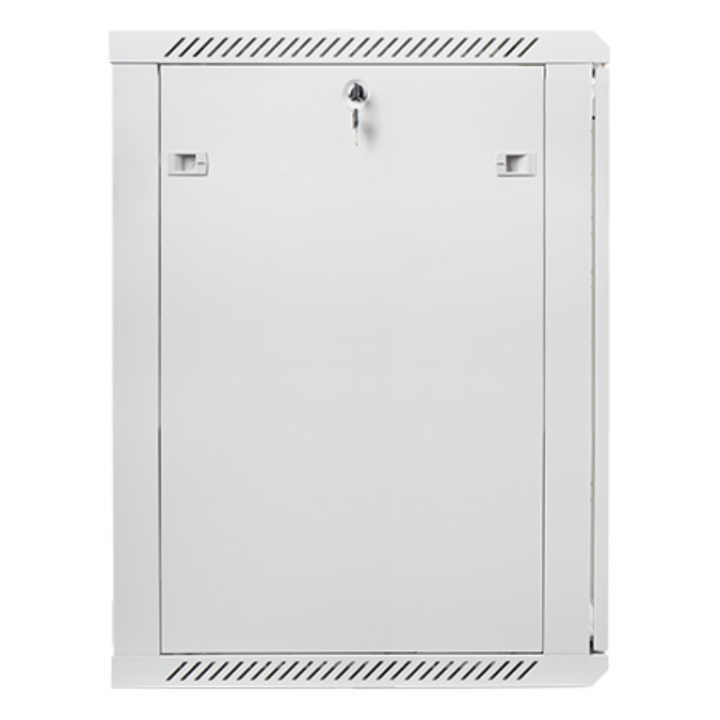 ARAMRIO LANBERG MURAL RACK 19" 18U 600X600 FLAT PACK V2 PUERTA CRISTAL GRIS