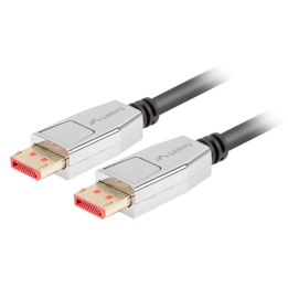 CABLE DISPLAYPORT LANBERG 20 PIN V1.4 8K 1M NEGRO