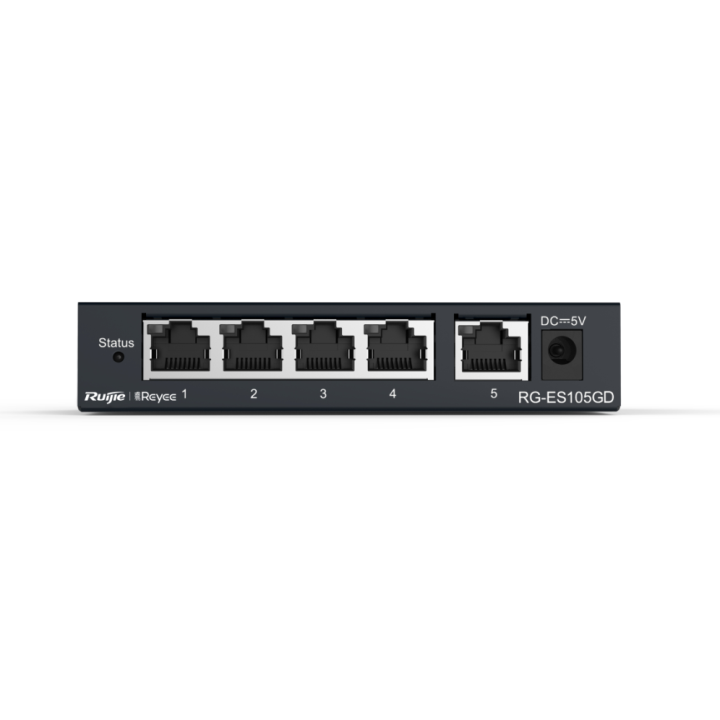 RUIJIE REYEE RG-ES105GD 5-PORT GIGABIT DESKTOP SWITCH METAL CASE