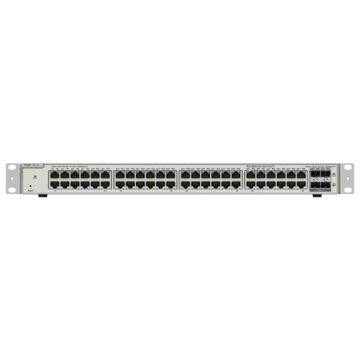 SWITCH RUIJIE REYEE RG-NBS5100-48GT4SFP GIGALAN 48p SFP 4p L3 GESTIONABLE